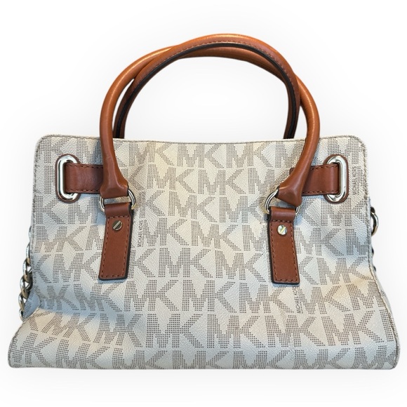 Michael Kors Brown and Cream Women's Bag - Picture 2 of 8